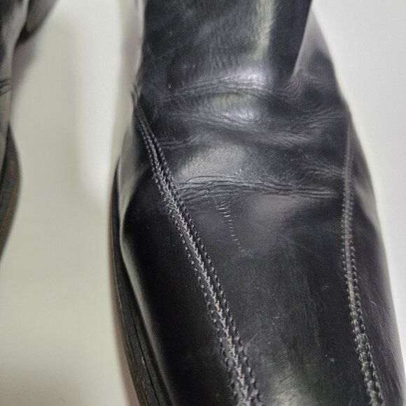 Hugo Boss Black Leather Side Zip Ankle Boots main image 4